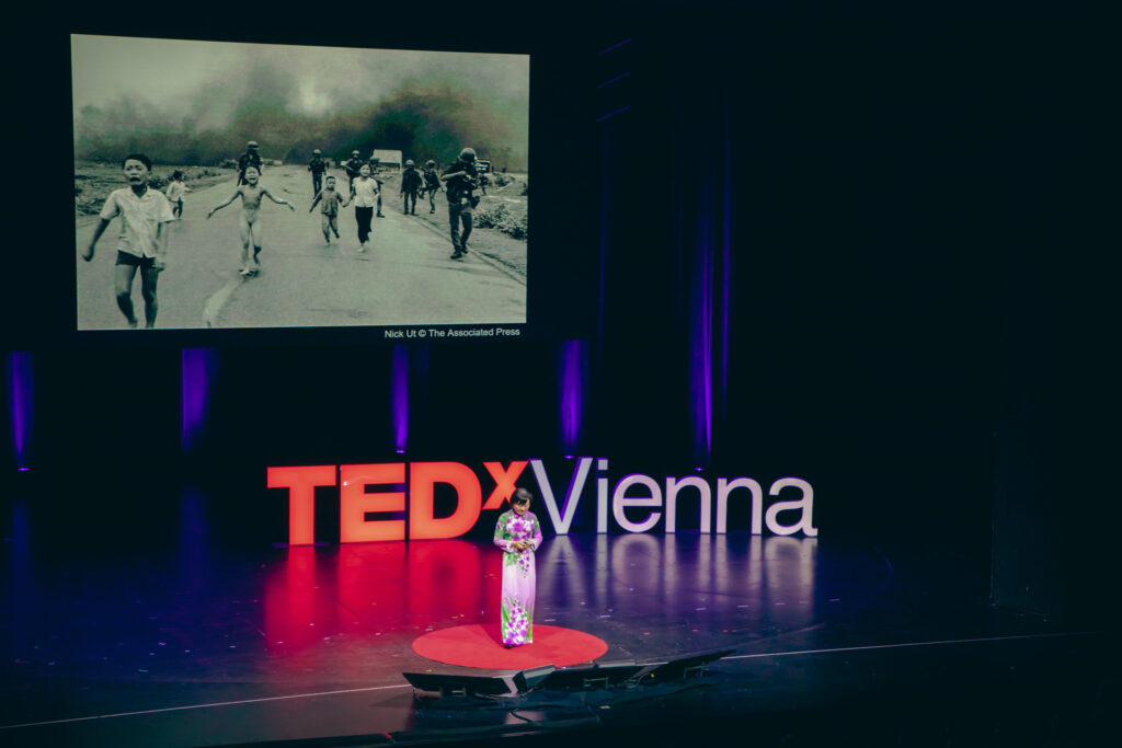 You Can't Change the Past but with Love, You Can Change the Future: An  Interview with Kim Phuc at TEDxVienna On the Rise - TEDxVienna Magazine